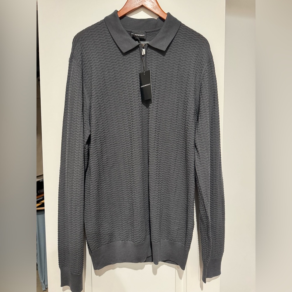NWT Emporio Armani Men's Gray Sweater
